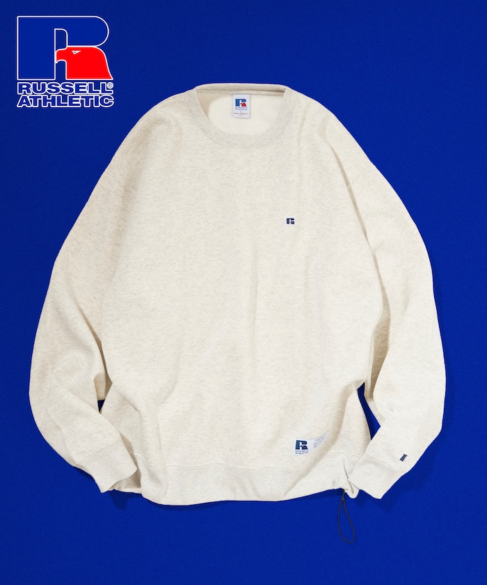 別注 ワンポイントロゴ スピンドル クルーネック スウェット 【限定展開】
