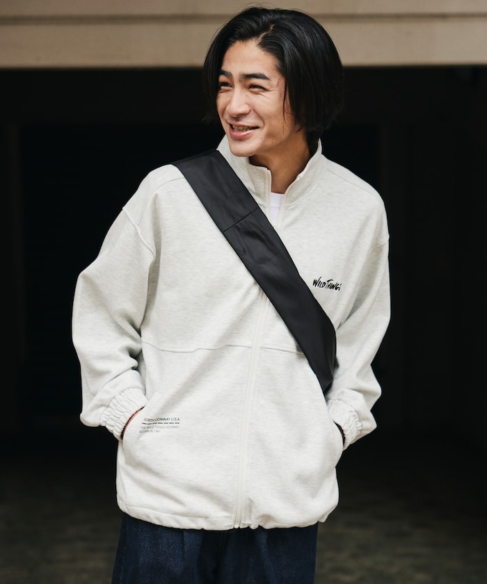 別注 ダンボール ニット ブルゾン / ZIPアップ ドローコード 【限定展開】