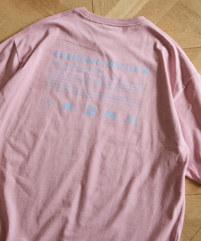 KELTY×FREAK’S STORE/ケルティ 別注 ビッグシルエット ヒストリーロゴ バックプリント クルーネックTシャツ 【限定展開】