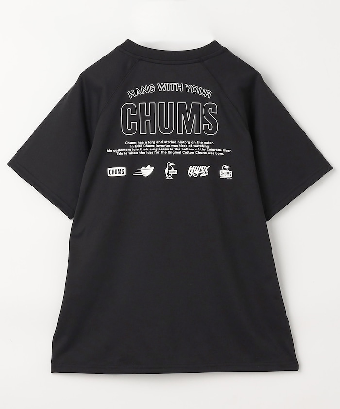 限定展開 エアトレイルチャムススポーツTシャツ／Airtrail CHUMS Sports T-Shirt