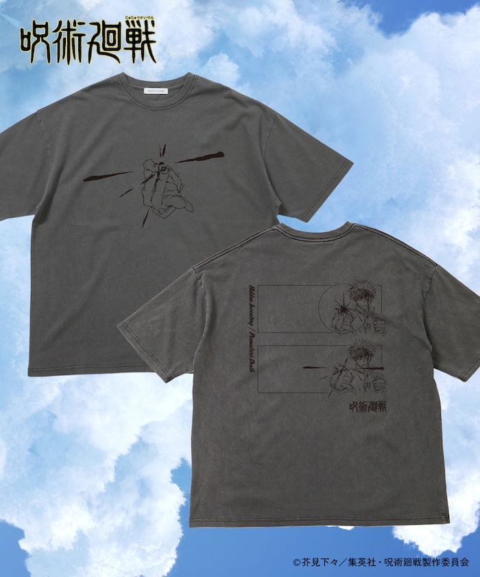 【FREAK'S STORE】 『劇場版総集編 呪術廻戦 懐玉・玉折』 ピグメント クルーネックプリントTシャツ/懐玉 五条悟 虚式 【限定展開】 male 【FREAK'S STORE】 『劇場版総集編 呪術廻戦 懐玉・玉折』 ピグメント クルーネックプリントTシャツ/懐玉 五条悟 虚式 【限定展開】 male