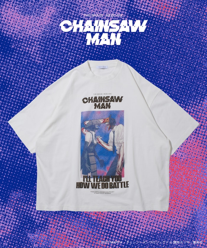 【先行受注販売】劇場版「チェンソーマン　レゼ篇」 プリント クルーネックTシャツ 【限定展開】