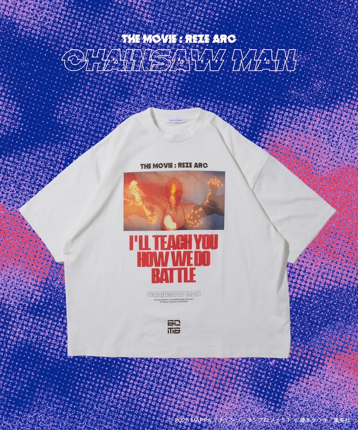 【先行受注販売】劇場版「チェンソーマン　レゼ篇」 プリント クルーネックTシャツ 【限定展開】