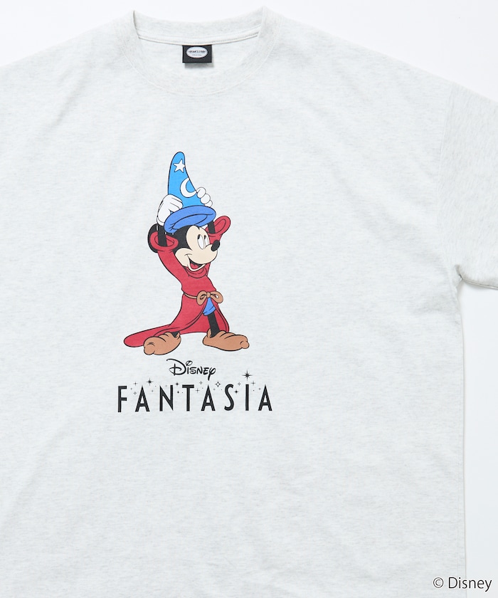 DISNEY/ディズニー『ファンタジア』/ミッキーマウス / クルーネック プリントTシャツ 【限定展開】