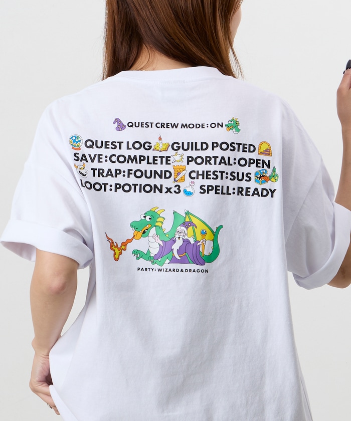 Wakana Yamazaki×FREAK'S STORE RPGグラフィック バックプリント クルーネック Tシャツ 【限定展開】