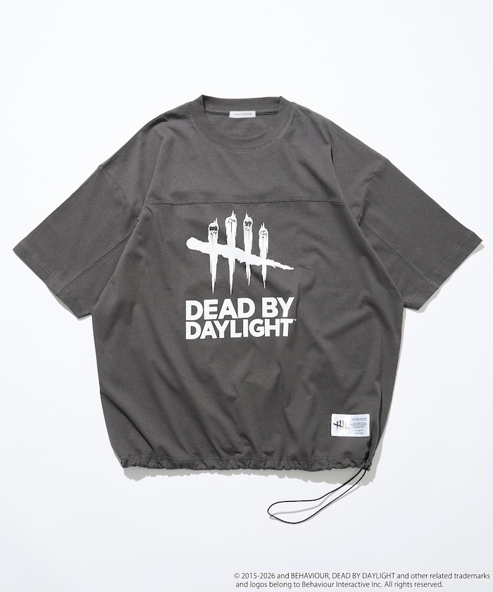 DEAD BY DAYLIGHT 別注 大Logo抽繩足球T恤【限定販售】