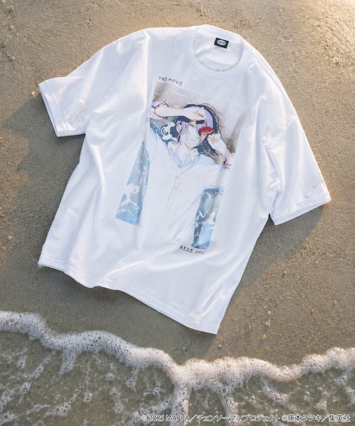 【9月18日12:00発売】劇場版 『チェンソーマン レゼ篇』 別注 レゼ キービジュアル プリント 半袖Tシャツ 【限定展開】