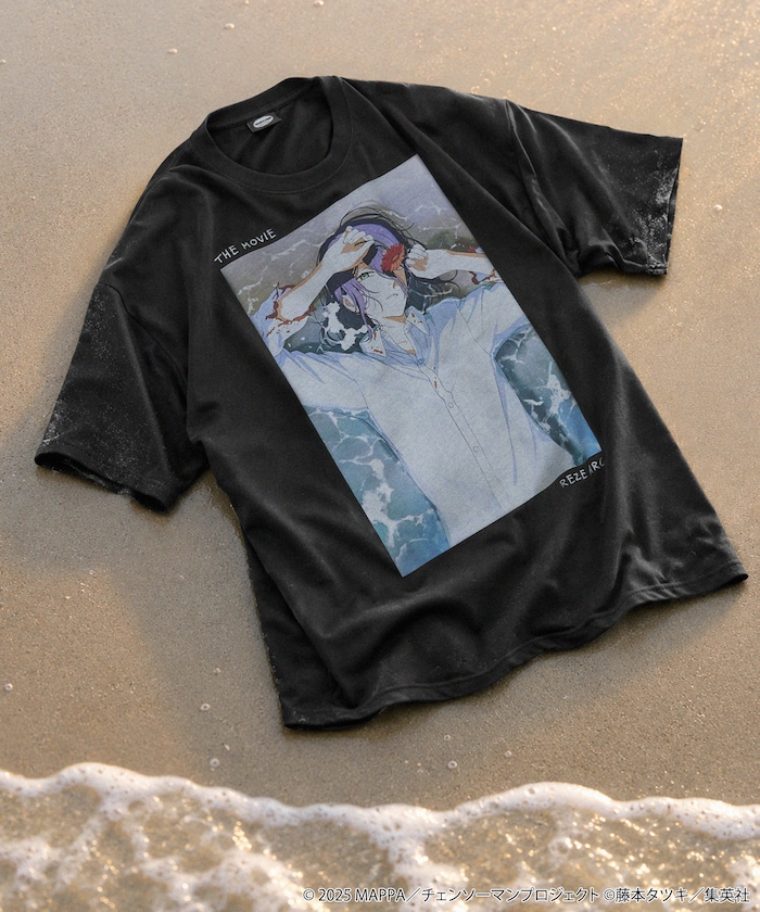 【9月18日12:00発売】劇場版 『チェンソーマン レゼ篇』 別注 レゼ キービジュアル プリント 半袖Tシャツ 【限定展開】