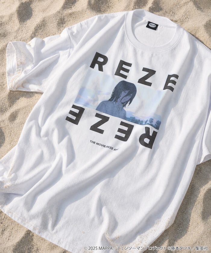 【9月18日12:00発売】劇場版  『チェンソーマン レゼ篇』 別注 レゼ 場面写 プリント 半袖Tシャツ 【限定展開】