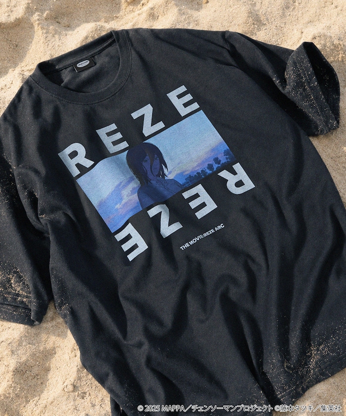 【9月18日12:00発売】劇場版  『チェンソーマン レゼ篇』 別注 レゼ 場面写 プリント 半袖Tシャツ 【限定展開】