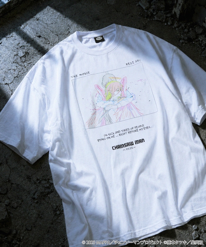 【9月18日12:00発売】劇場版 『チェンソーマン レゼ篇』 別注 原画 キーフレーム プリント 半袖Tシャツ 【限定展開】