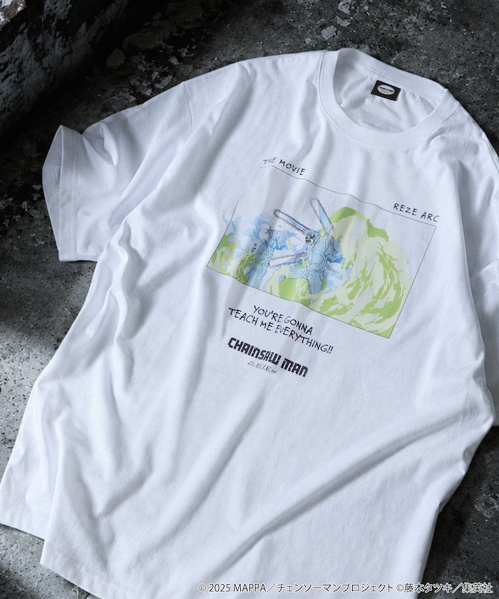 【9月18日12:00発売】劇場版 『チェンソーマン レゼ篇』 別注 原画 キーフレーム プリント 半袖Tシャツ 【限定展開】
