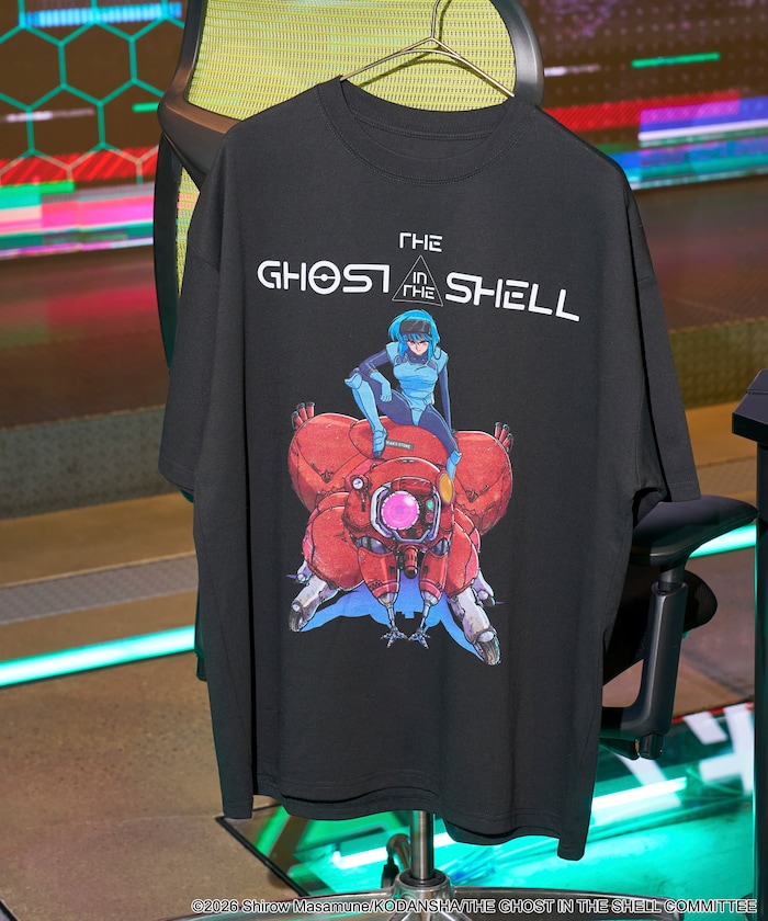 攻殻機動隊 別注 タチコマ キービジュアル 半袖Tシャツ 【限定展開】