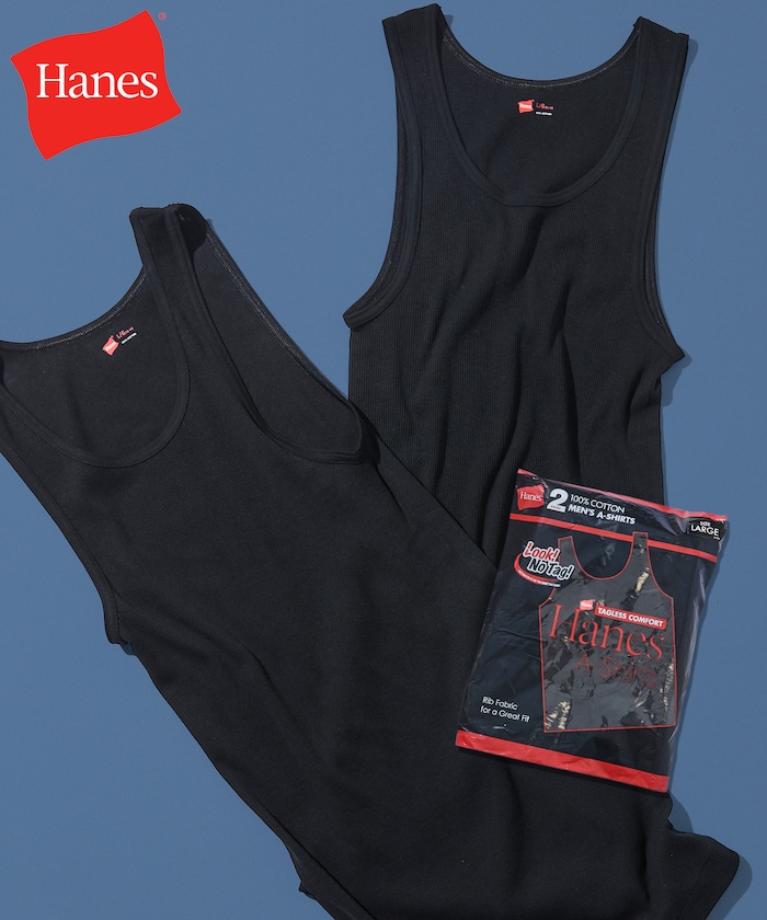 [2枚組] Aシャツ  ヘインズ 【限定展開】