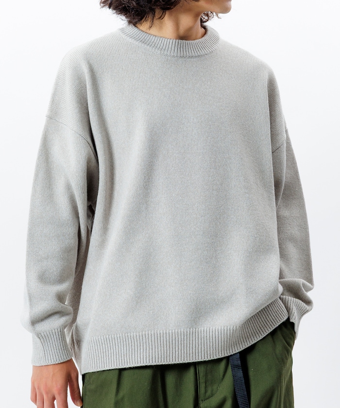 Relax Fit リラックスフィット イージーケア ウォッシャブル クルーネックニット【限定展開】