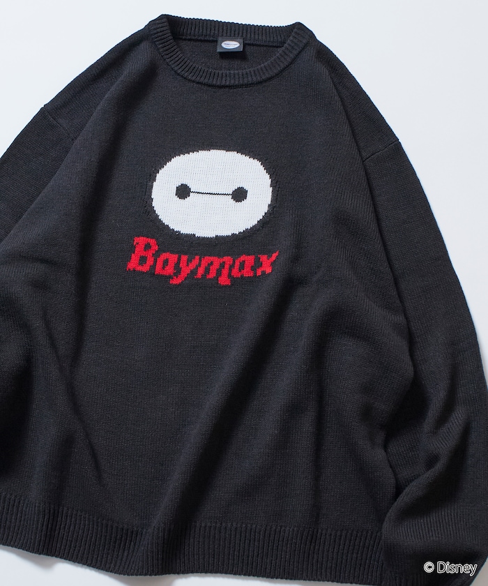 BAYMAX / ベイマックス 別注 リラックスフィット ジャガード クルーネックニット 【限定展開】