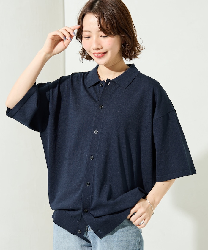 Relax Fit リラックスフィット クールタッチ ポロカラー ショートスリーブ ニットシャツ 【限定展開】
