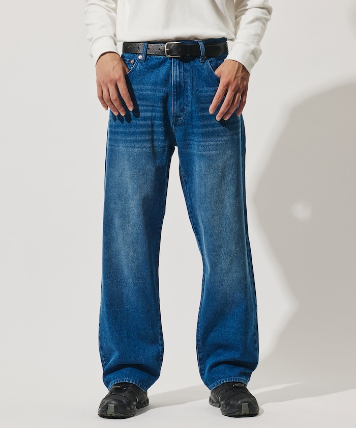 LOOSE FIT DENIM / ルーズフィット デニムパンツ / ヴィンテージ、ダメージ加工【限定展開】
