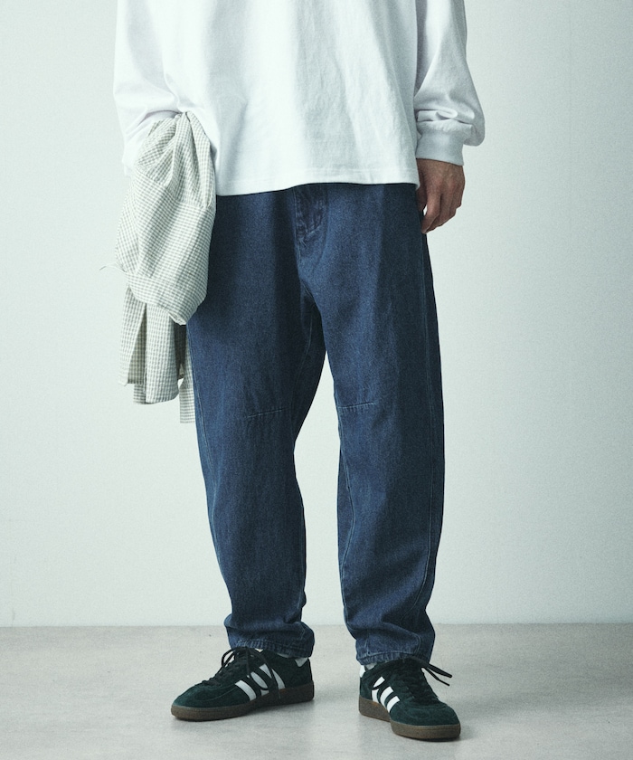 FREAK'S STORE/ワイドシルエット カーブパンツ テーパードシルエット