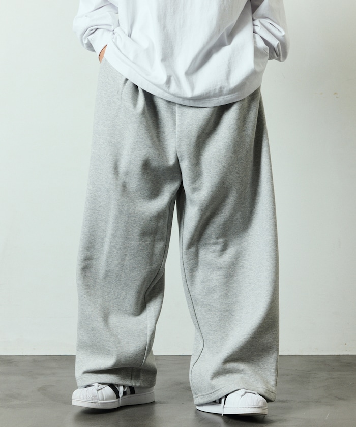 ワイドシルエット ボンディング スウェットパンツ 【限定展開】