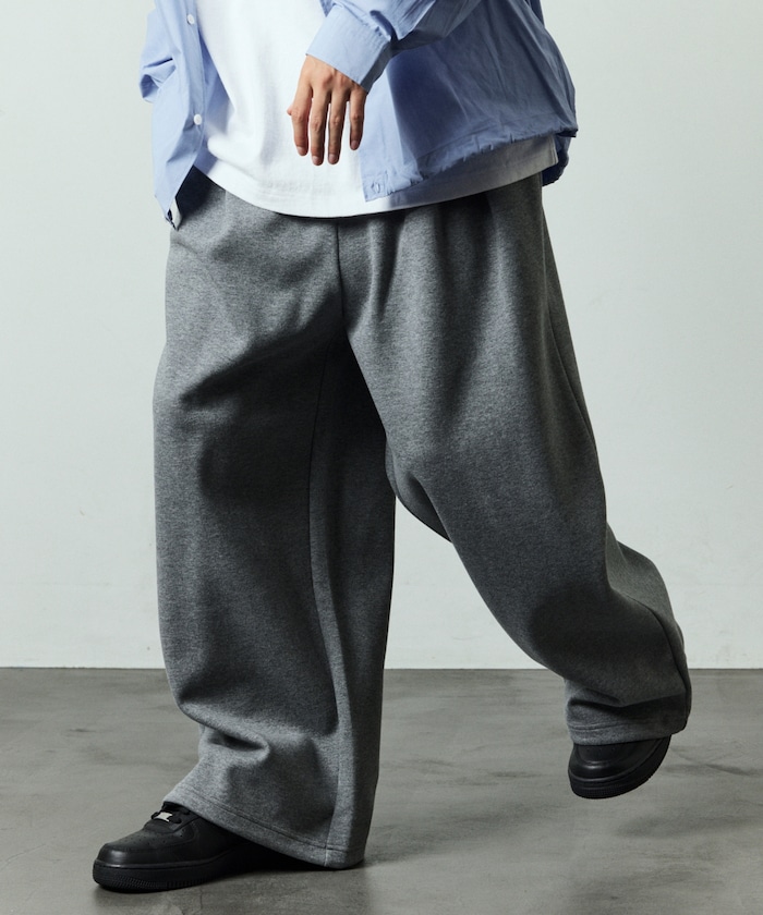 【FREAK'S STORE】 ワイドシルエット ボンディング スウェットパンツ 【限定展開】 male 【FREAK'S STORE】 ワイドシルエット ボンディング スウェットパンツ 【限定展開】 male