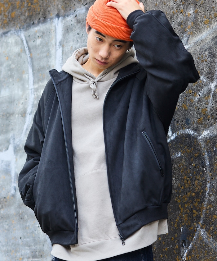 ビッグシルエット レザレットSW トラックジャケット 【限定展開】