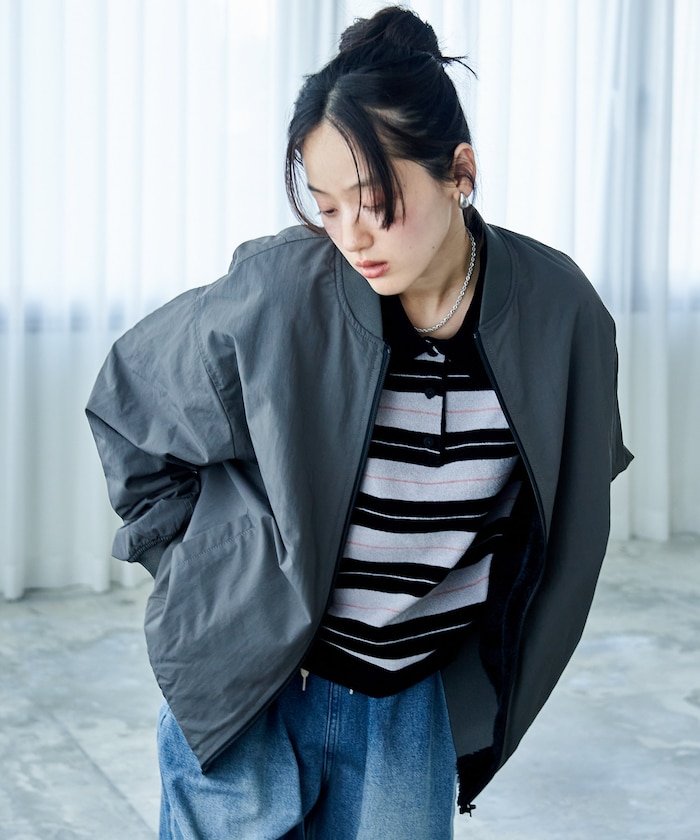 ナイロン フリース リバーシブル MA-1 【限定展開】