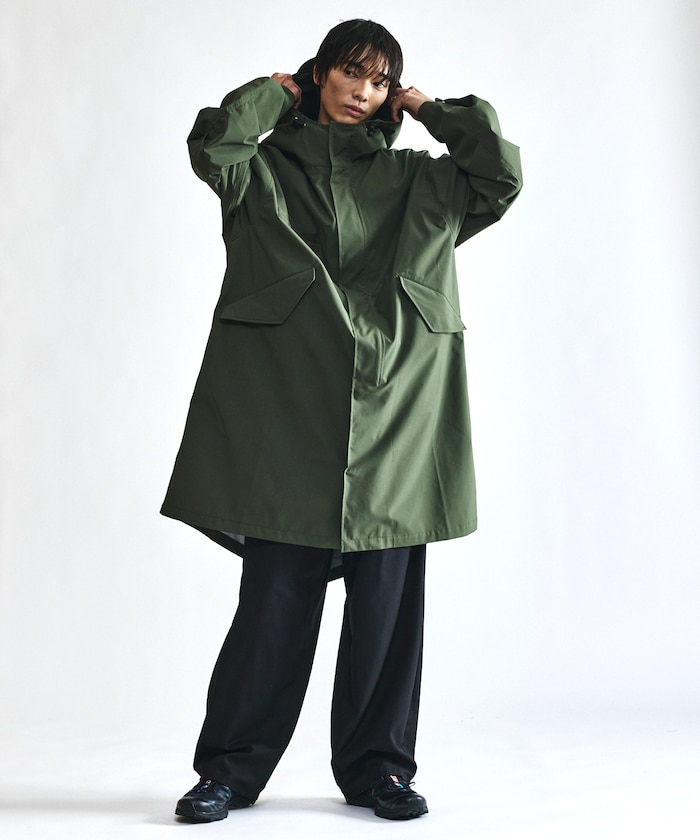 撥水加工 ナイロン モッズコート 【限定展開】