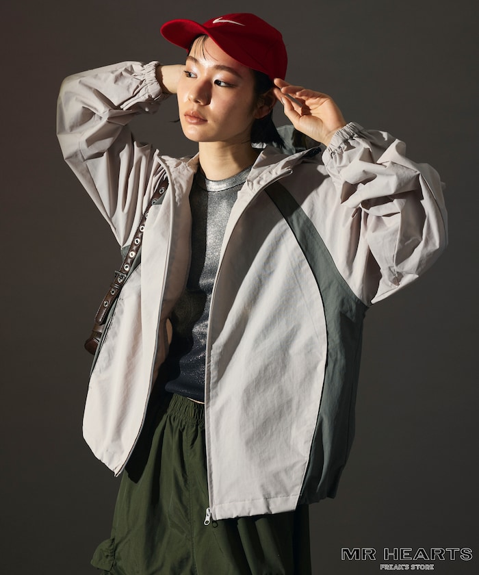 MR HEARTS/2TONE SWITCHING ZIP UP BLOUSON 【限定展開】｜Daytona 