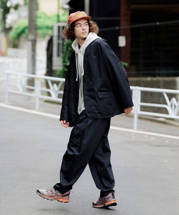 Relax Fit リラックスフィット ツイル セットアップ / テーラードジャケット / ワイドパンツ 【限定展開】