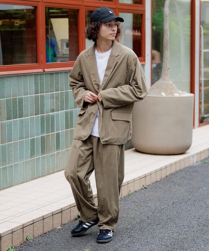 Relax Fit リラックスフィット コーデュロイ セットアップ テーラードジャケット【限定展開】