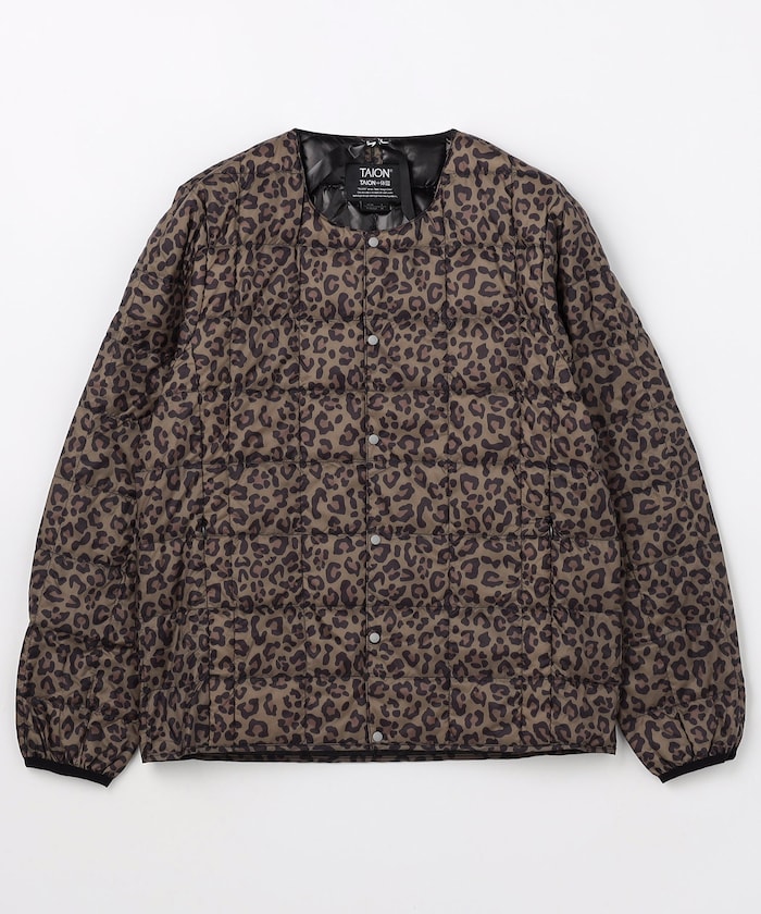 CREW NECK BUTTON INNER DOWN JACKET/クルーネックボタン インナーダウンジャケット 【限定展開】
