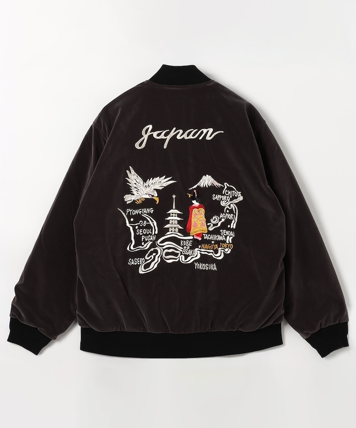 REVERSIBLE SKAJIN DOWN JACKET/リバーシブルスカジャンダウンジャケット 【限定展開】
