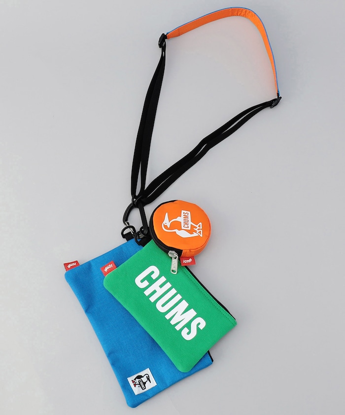 CHUMS/3P Shoulder Pouch Sweat Nylon / 3Pショルダーポーチスウェット  