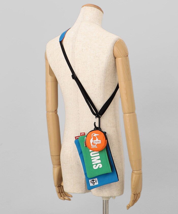 CHUMS/3P Shoulder Pouch Sweat Nylon / 3Pショルダーポーチスウェット  