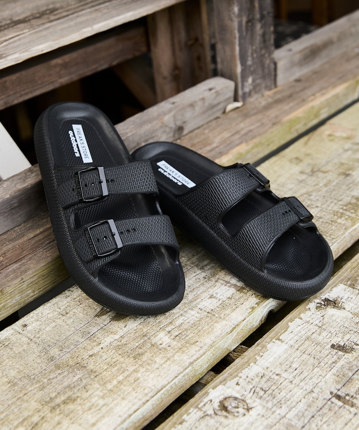 FREAK'S STORE OUTDOORS/フリークスアウトドアーズ ダブルストラップ リカバリー スライドサンダル 【限定展開】