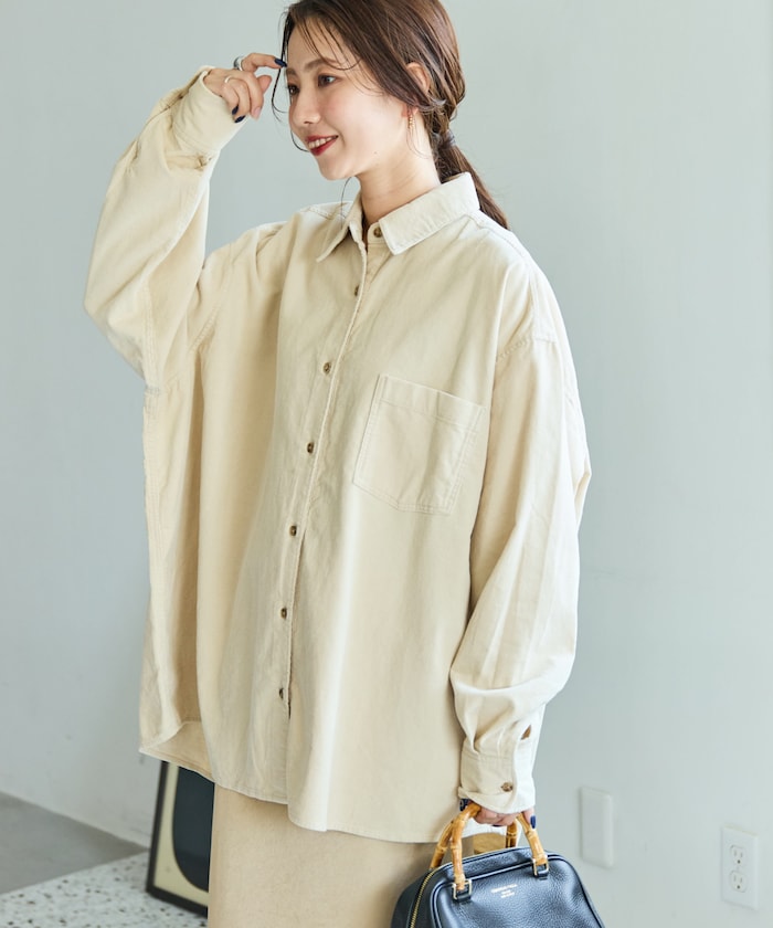 コーデュロイ オーバーシャツ【限定展開】
