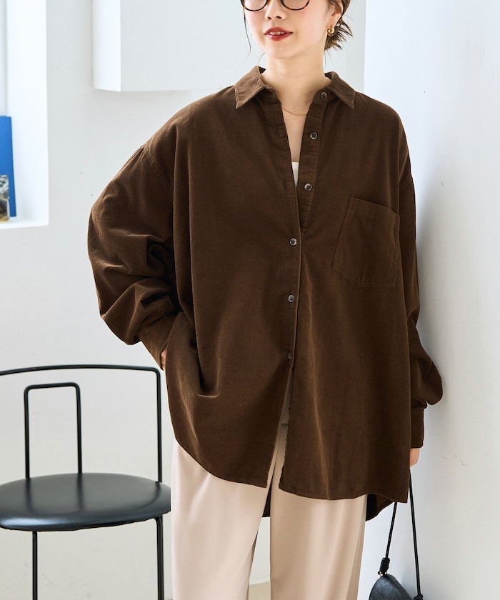 コーデュロイ オーバーシャツ【限定展開】