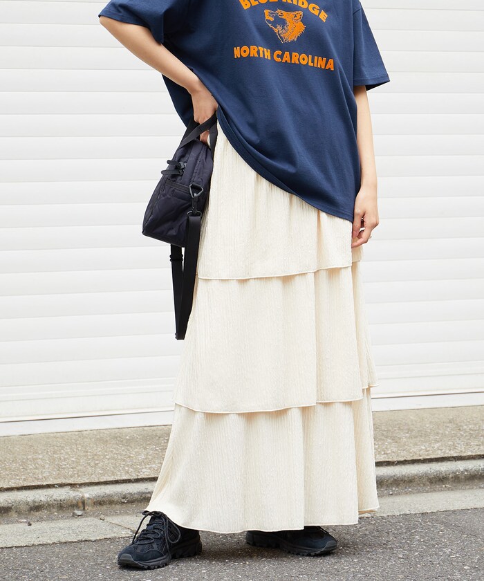 ビッグリボンティアードスカート ｜ LIZ LISA（リズリサ）公式通販