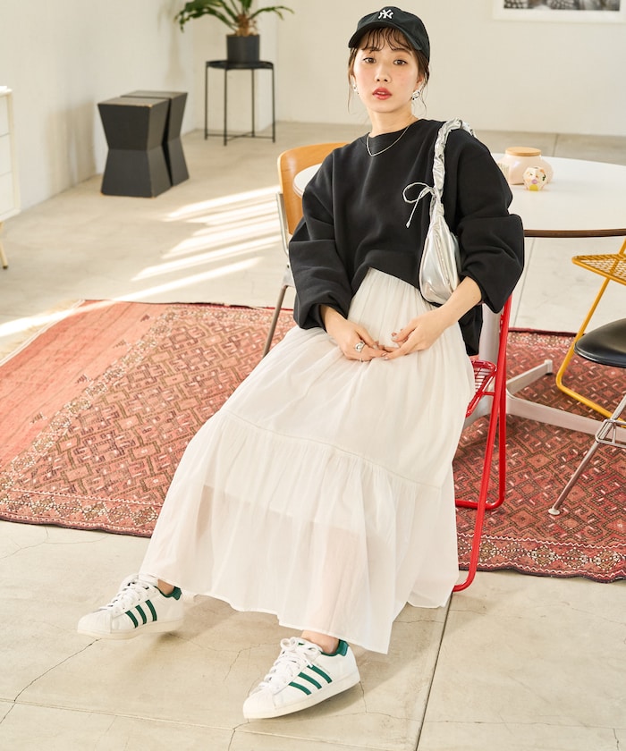 インドティアード切り替えスカート【限定展開】