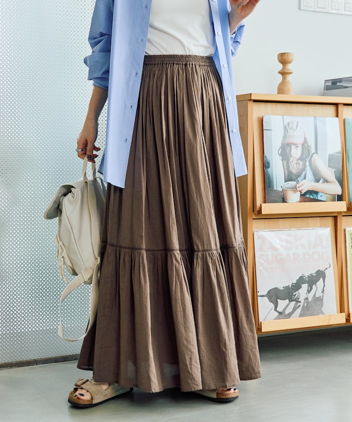 インドティアード切り替えスカート【限定展開】