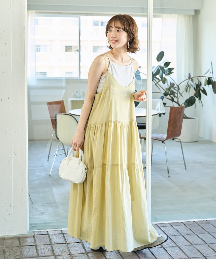 インドティアード切り替えキャミワンピース【限定展開】