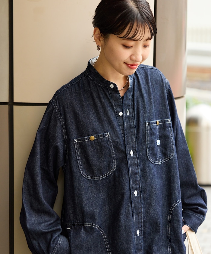 新品　CELFORD×Lee デニムワンピース　リー LEE(リー) デニムシャツワンピースLL5006 LL5006 インディゴ