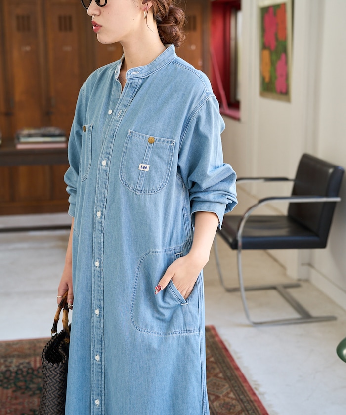 LEE/別注FLARE MAXI ONEPIECE（デニムワンピース）【限定展開