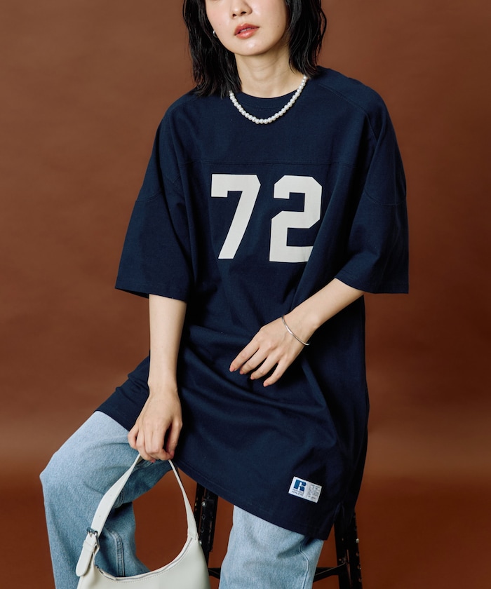 ネイビー：ネイビー×オフホワイト