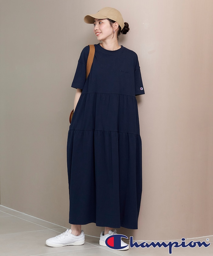 Champion/別注 切り替え 半袖ワンピース【限定展開】｜Daytona Park 