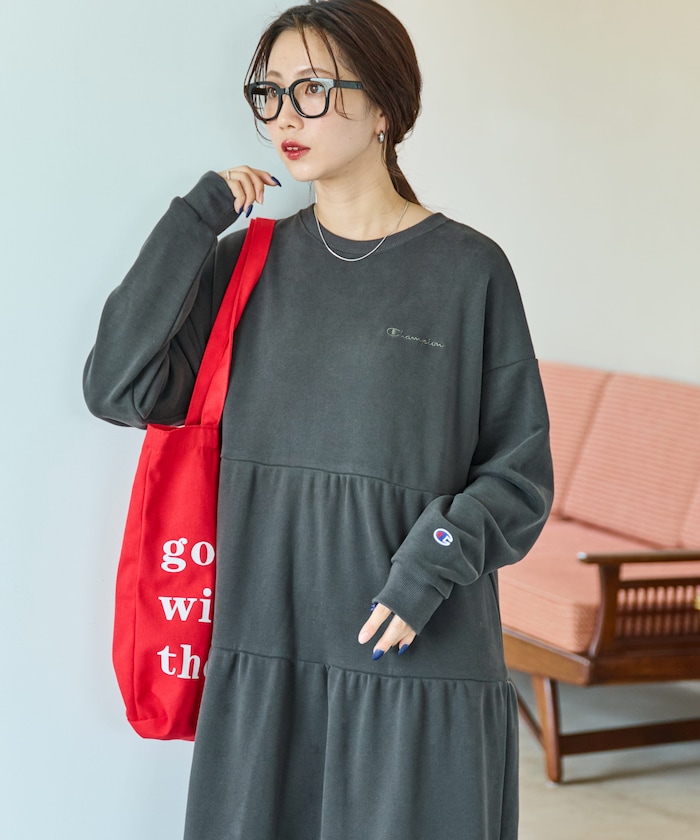 別注 ティアード 切り替え ワンピース【限定展開】