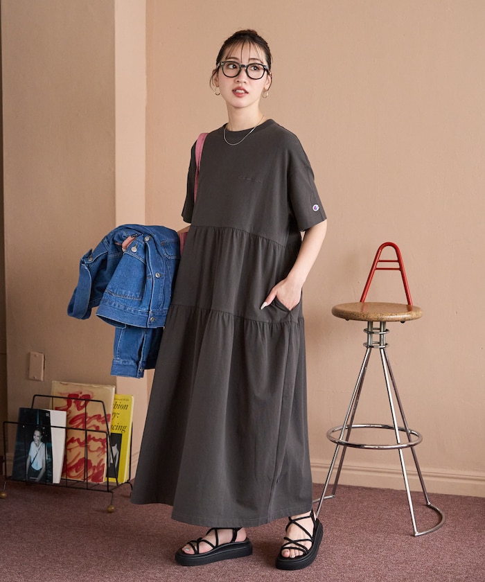 別注ティアード切り替えワンピース【限定展開】