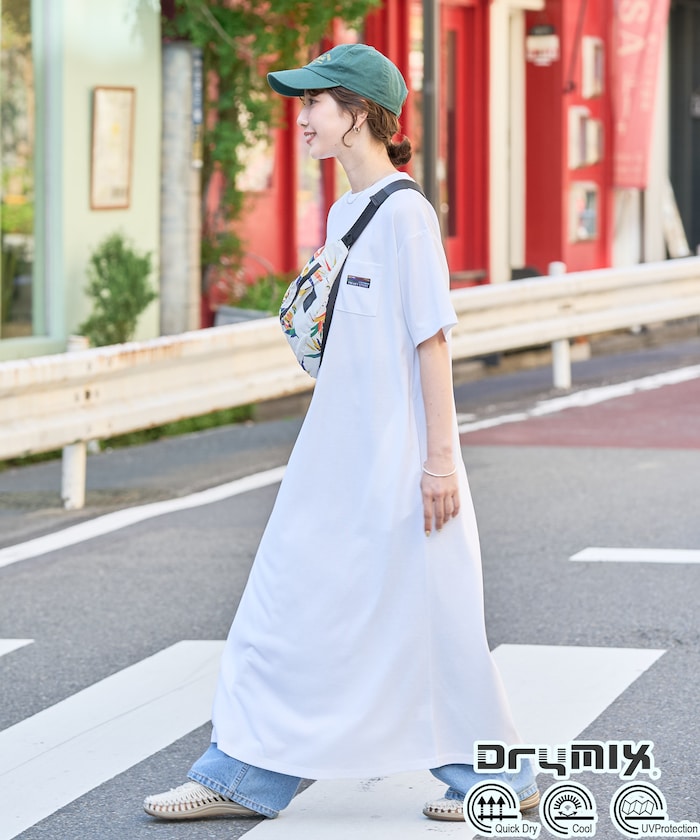 <吸水速乾・接触冷感・UVカット>FREAK'S STORE OUTDOORS DRYMIX(ドライミックス) 半袖 ワンピース【限定展開】
