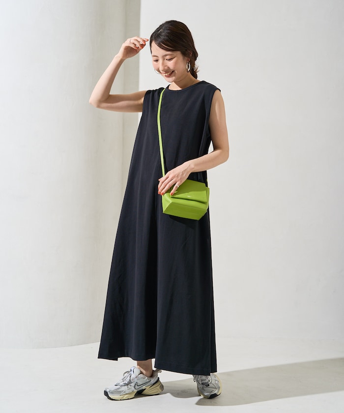 ノースリーブ Aライン シルエット ワンピース【限定展開】